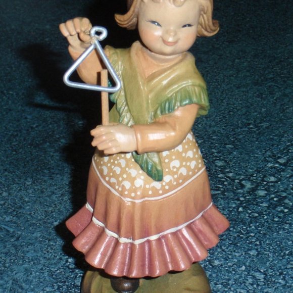 Anri Juan Ferrandiz "TINY SOUNDS" 6" Wood Carved #652004 With Original Box! - Picture 3 of 9